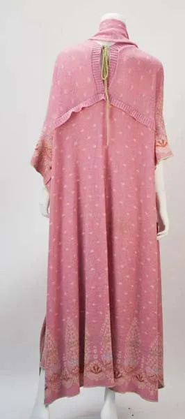 1975 Bill Gibb Pink Three Piece Knit Wear Ensemble