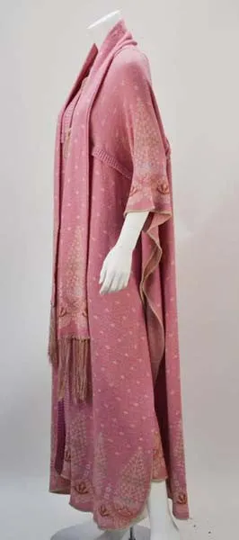 1975 Bill Gibb Pink Three Piece Knit Wear Ensemble