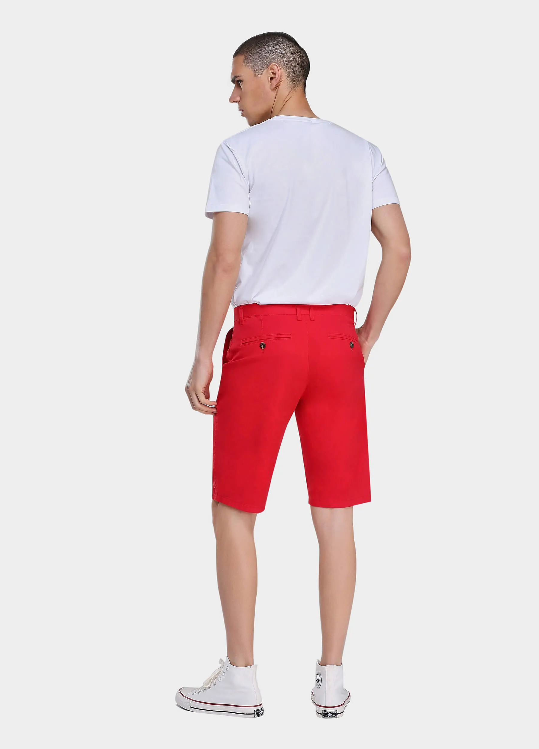 1PA1 Men's Chino Casual Shorts 100% Cotton Shorts(Clearance)