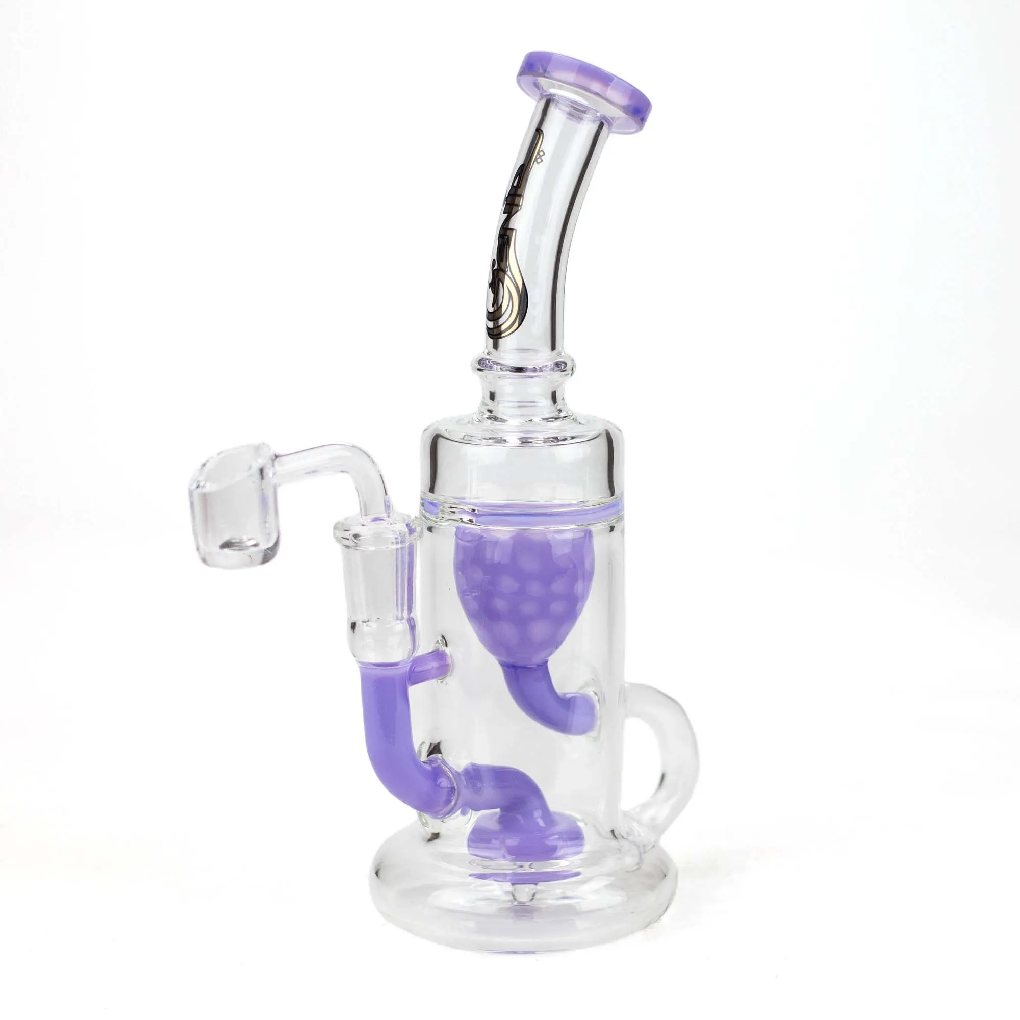 9" Recycled Bubbler With Banger