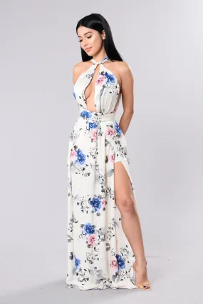 A Million Ways Dress - Ivory Floral