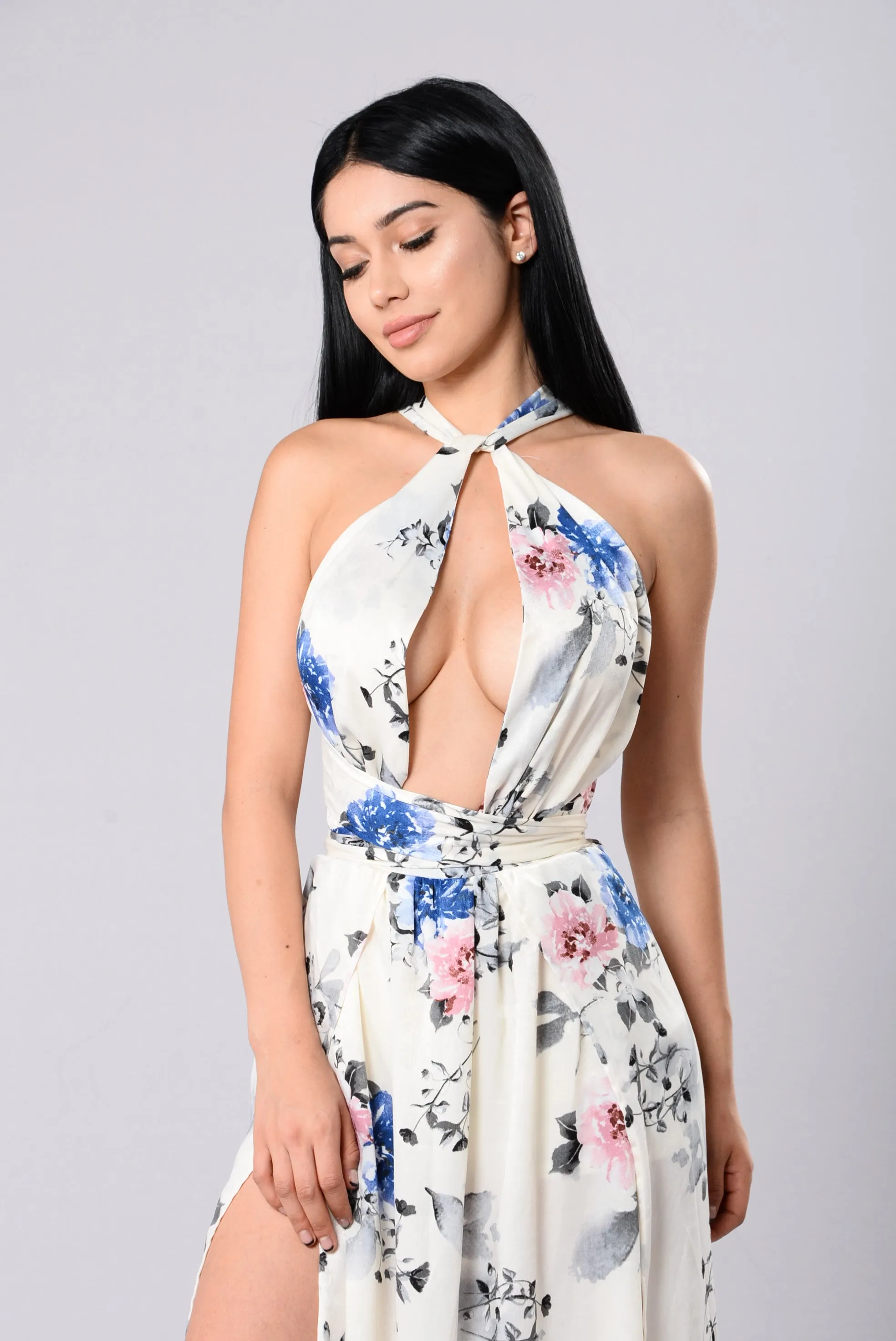 A Million Ways Dress - Ivory Floral