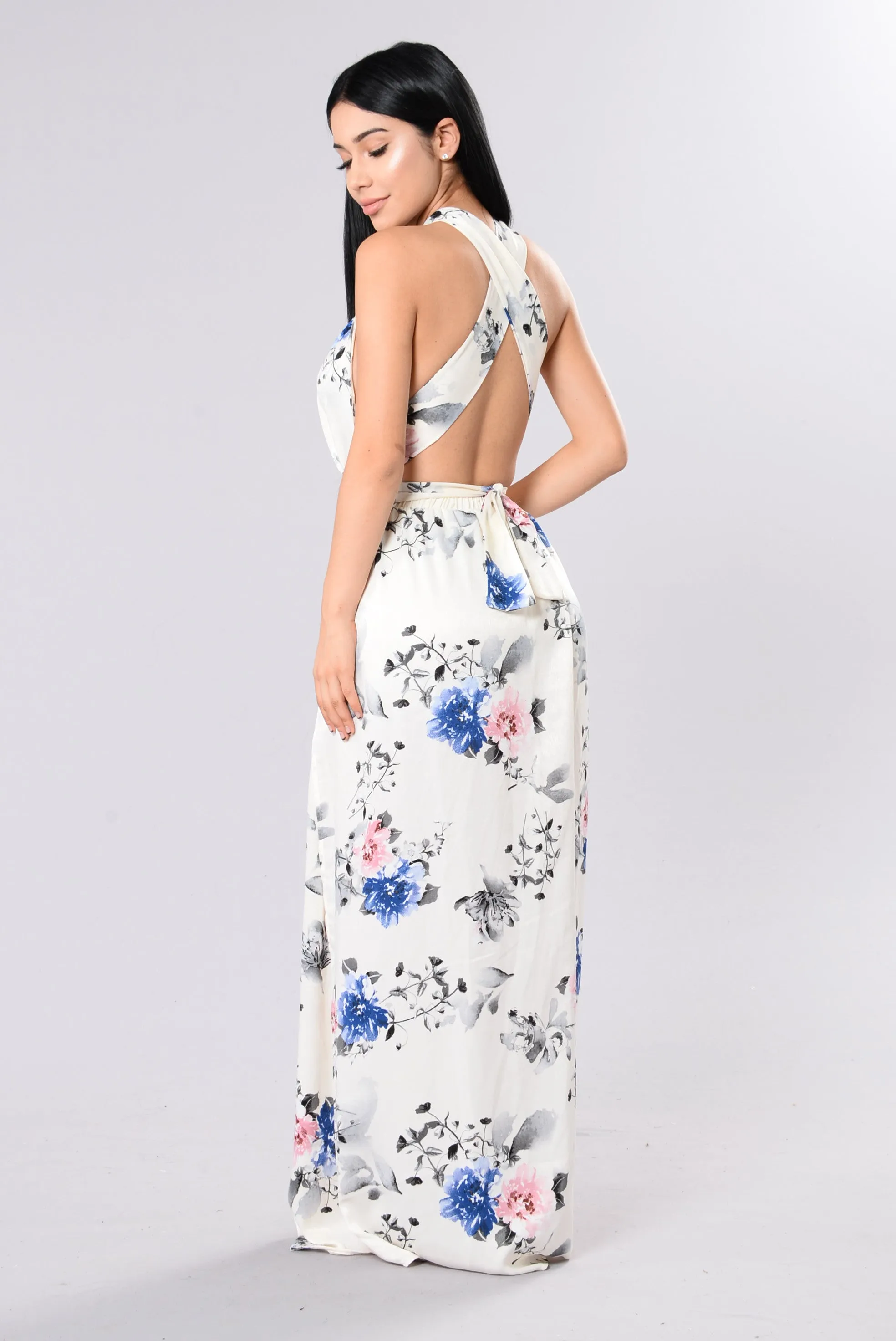 A Million Ways Dress - Ivory Floral