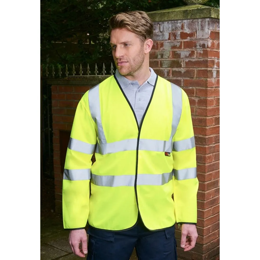 Absolute Apparel Mens Hi Viz Coatlet