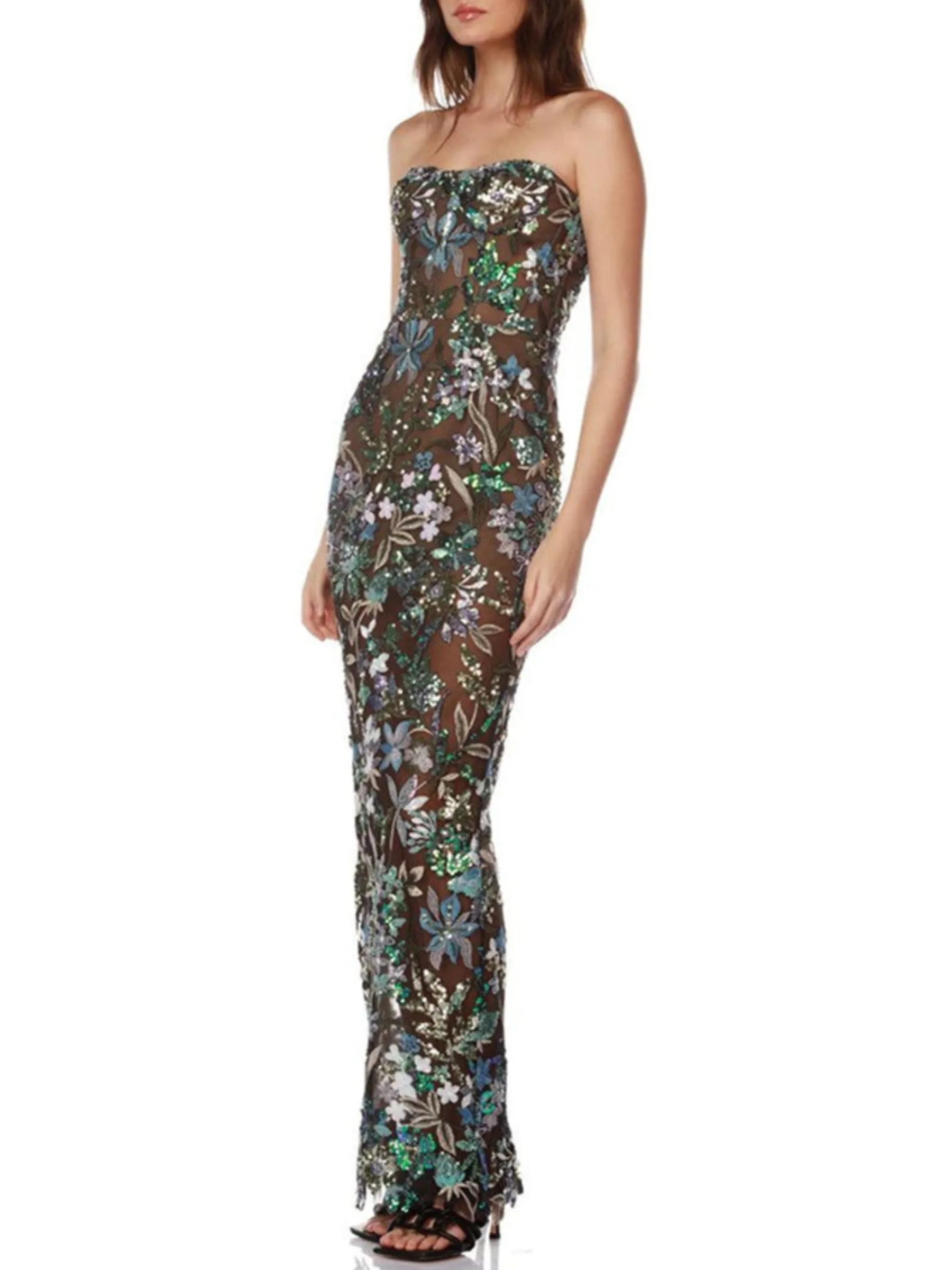 Aidan Embroidered Maxi Dress