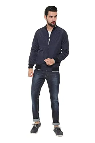 Allen Solly Men's A-Line Coat (Asjkobopn25774_Navy_Xl