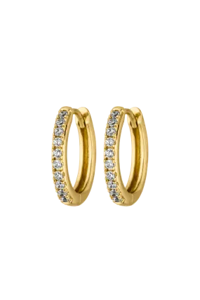 Allira Hoops 18K Gold Plated