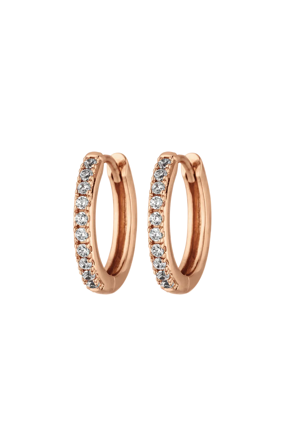 Allira Hoops 18K Rose Gold Plated