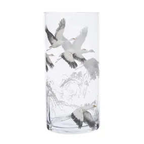 Animalia Grey Printed Vase