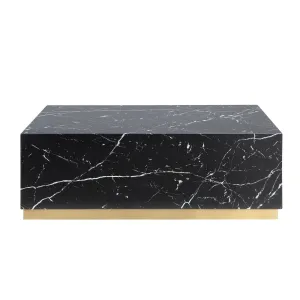 Astraia Black Rectangular Coffee Table