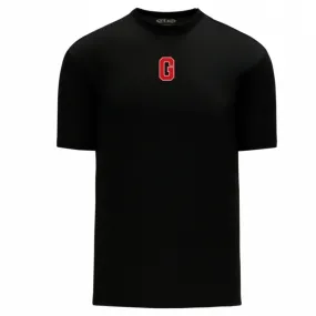 Athletic Knit A1800 Georgina Bulldogs Short Sleeve Tee - Black