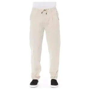 Baldinini Trend Beige Cotton Men Chino Pants