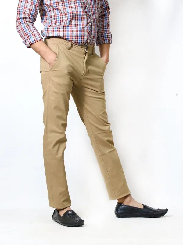 BH Cotton Chino Pant For Men Sand Brown MCP12