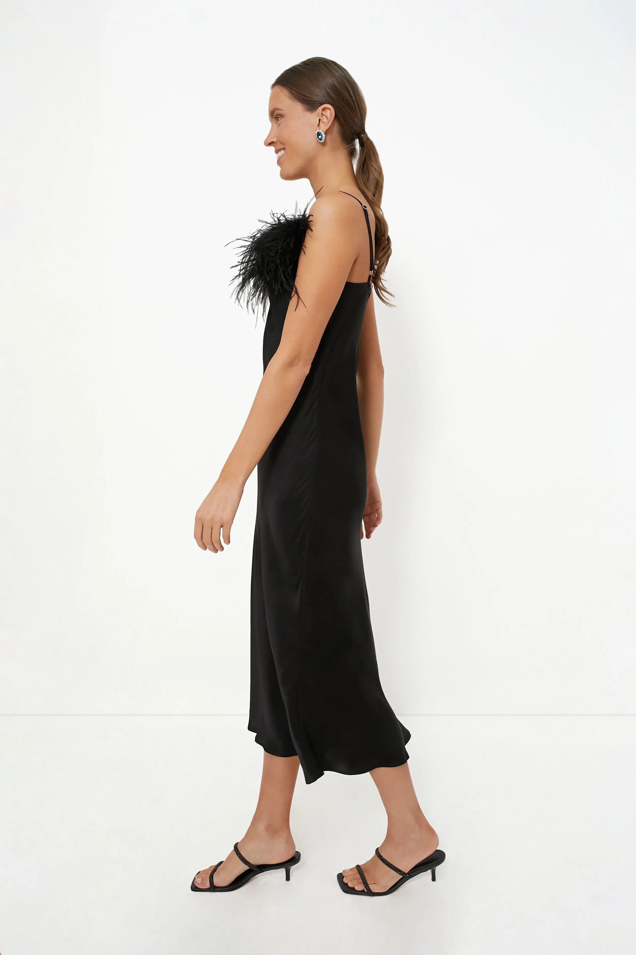 Black Boheme Slip Dress