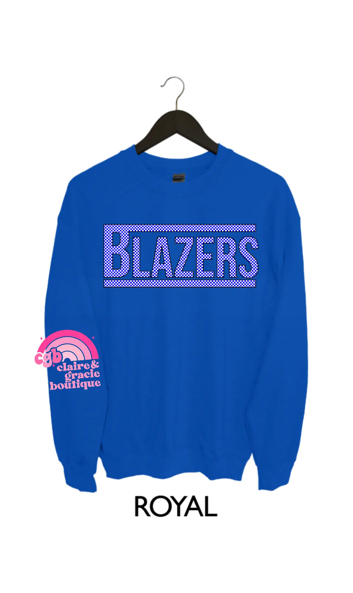 Blazers Custom Checkered Apparel |