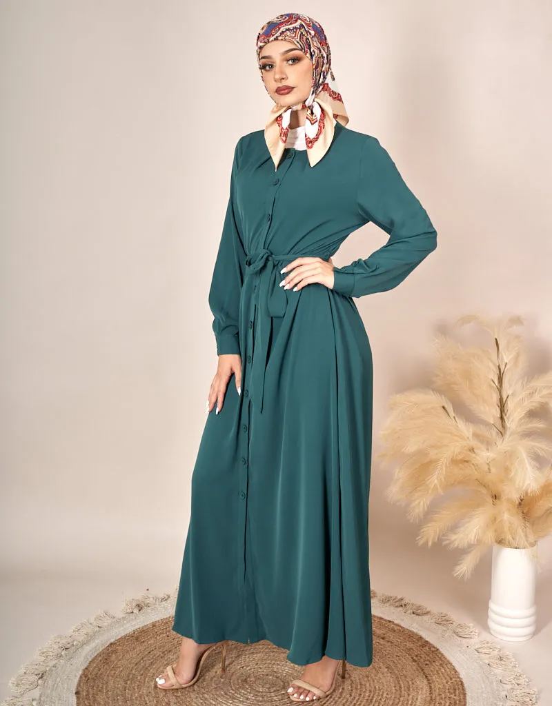 Button Down Abaya