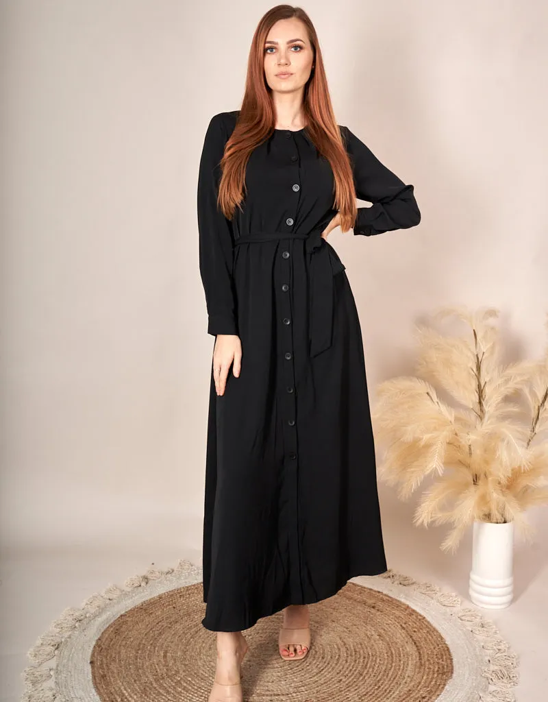 Button Down Abaya