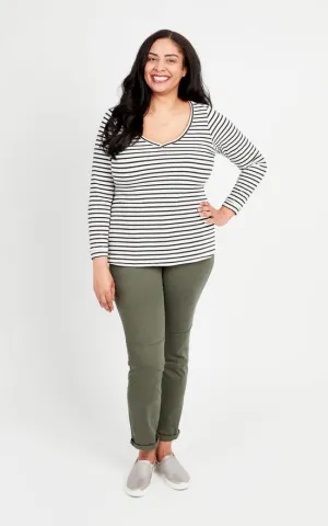 Cashmerette - Concord T-Shirt - Sizes 0-16 & 12-32