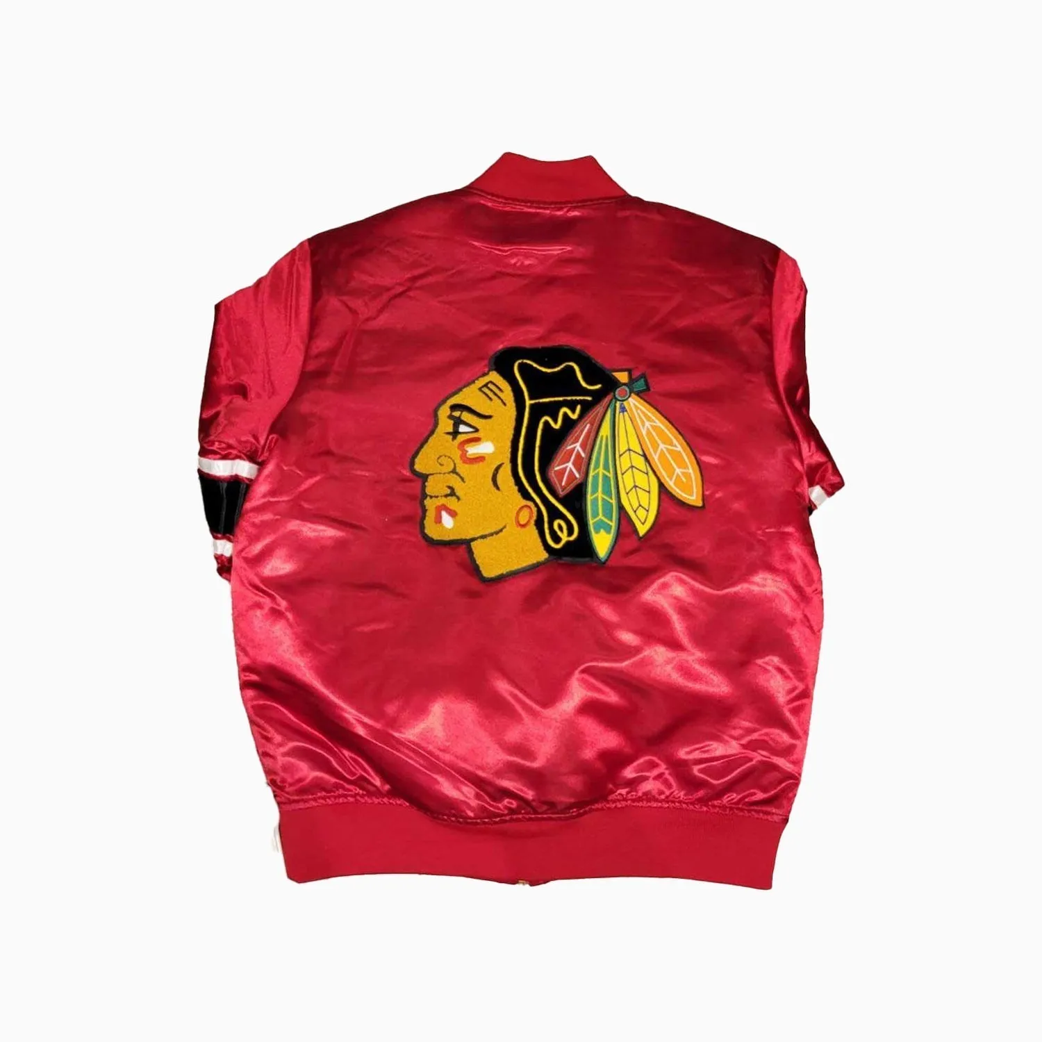 Chicago Blackhawks NHL Satin Jacket