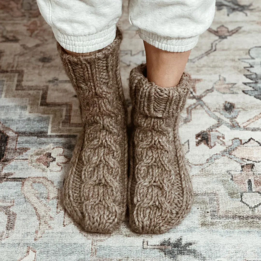 Chunky Comfort Hearth Socks Pattern