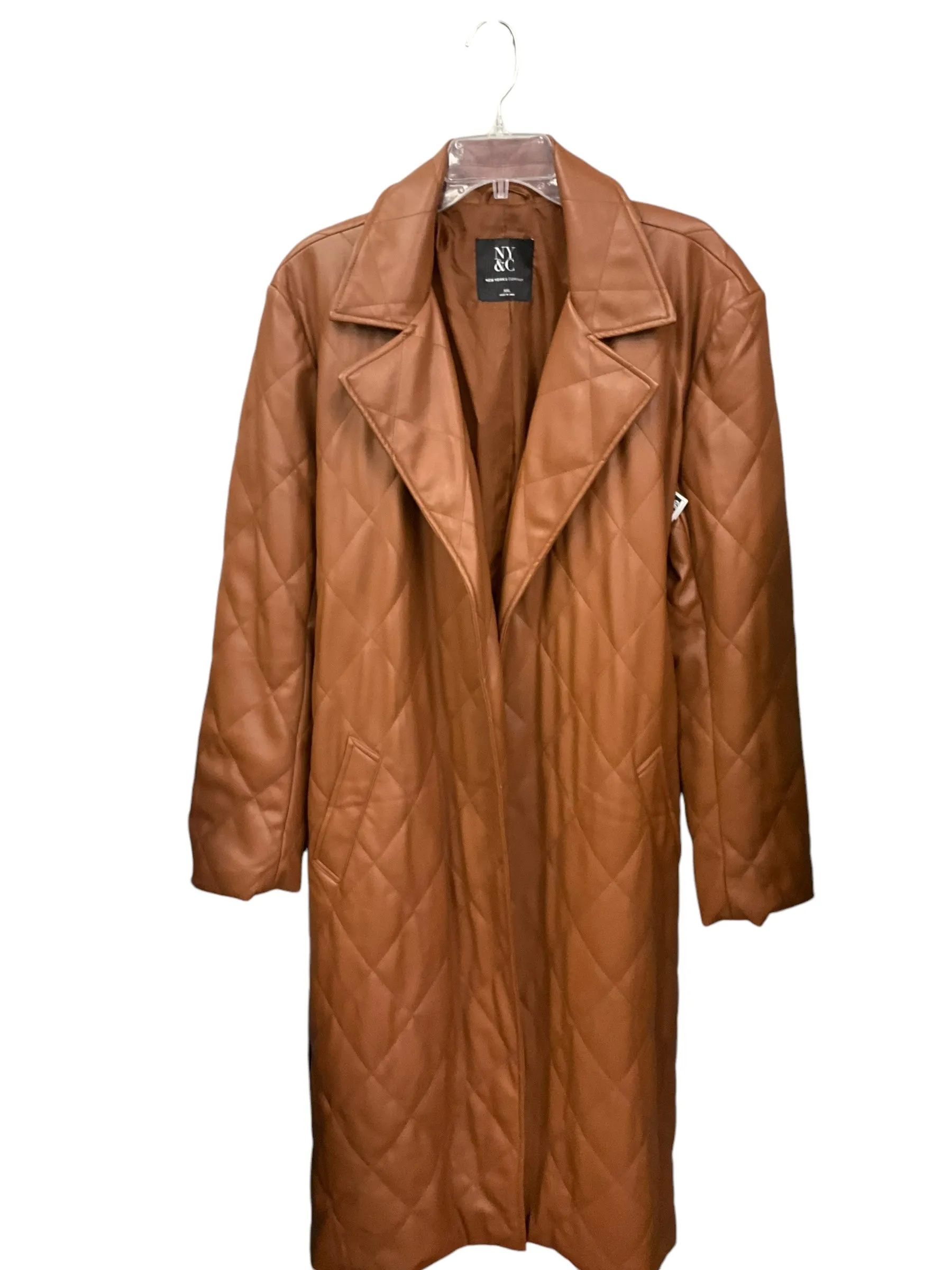 Coat Other By New York And Co In Brown, Size: 2x