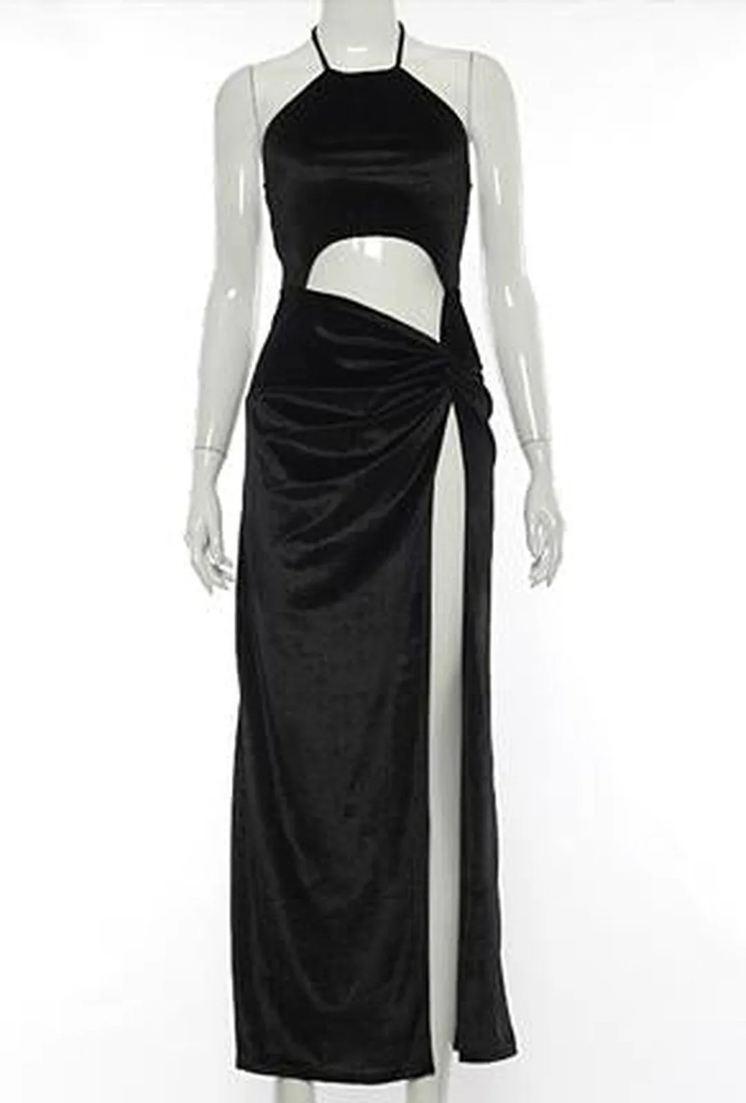 COLETTE - HALTER MAXI DRESS