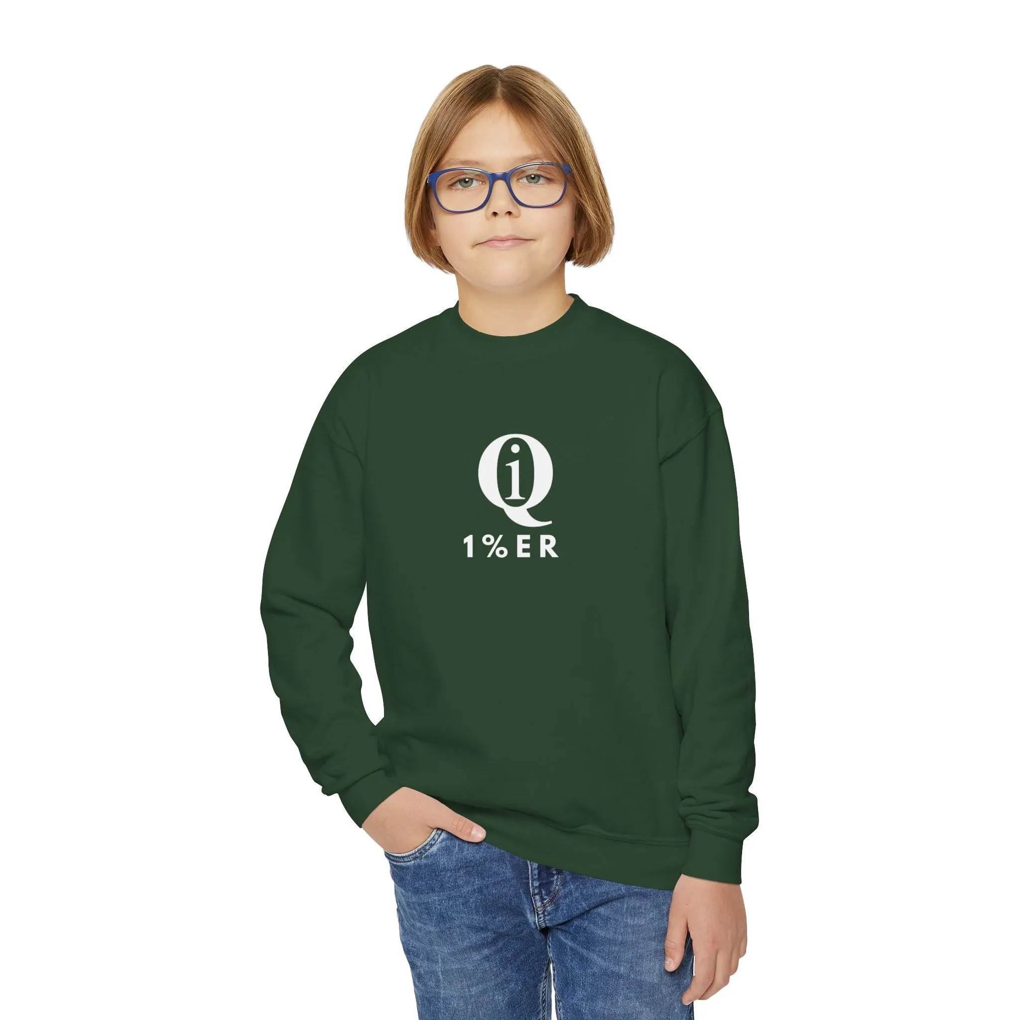 Copy of Youth Crewneck Sweatshirt - 1% ER Design for Cool Kids