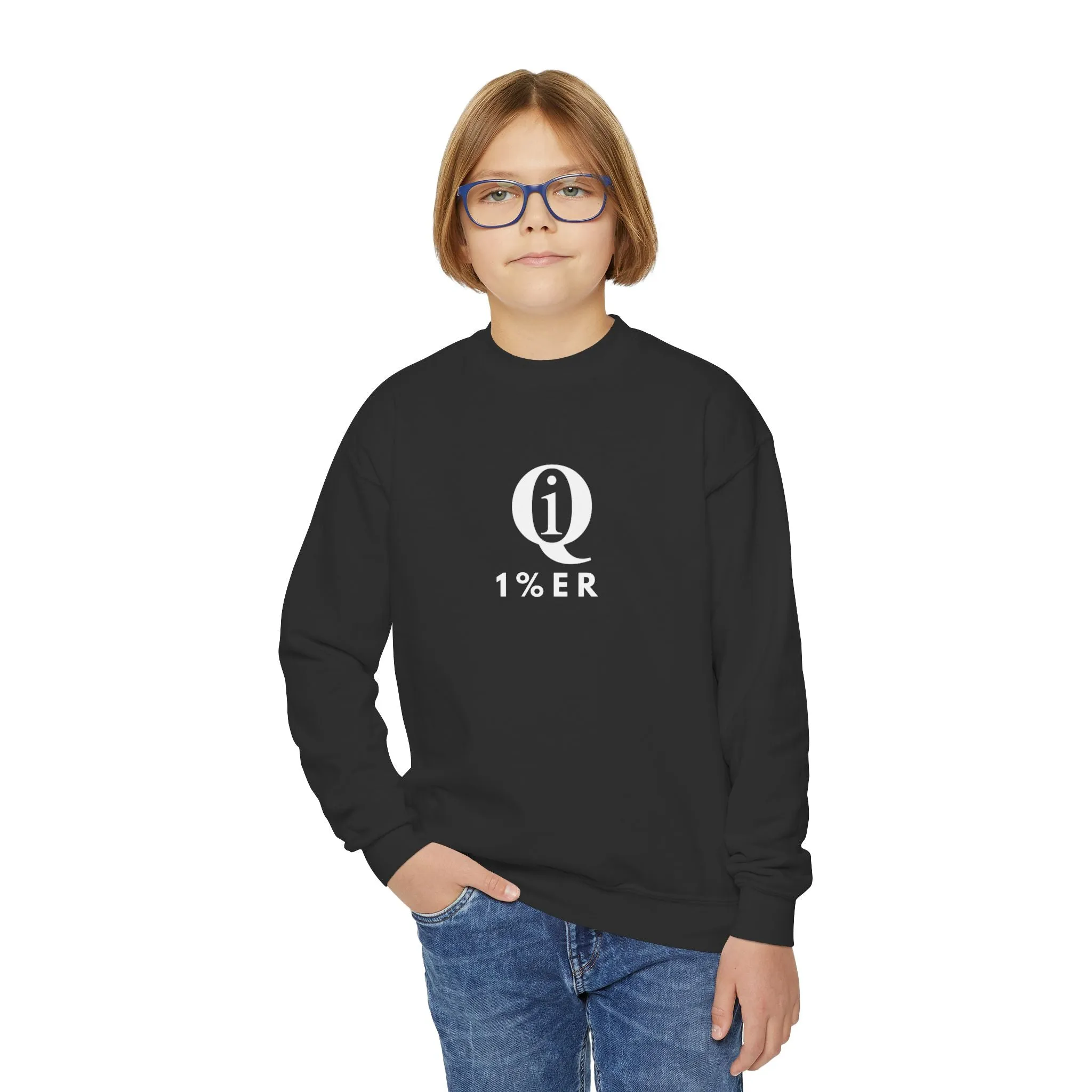 Copy of Youth Crewneck Sweatshirt - 1% ER Design for Cool Kids