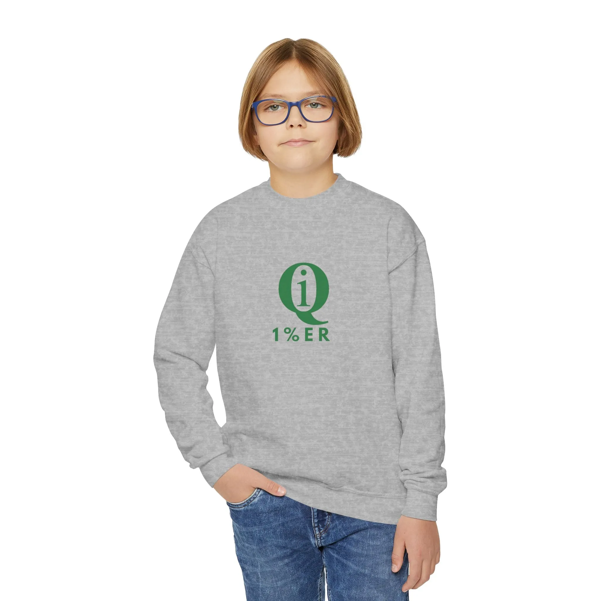 Copy of   Youth Crewneck Sweatshirt - 1% ER Design for Cool Kids