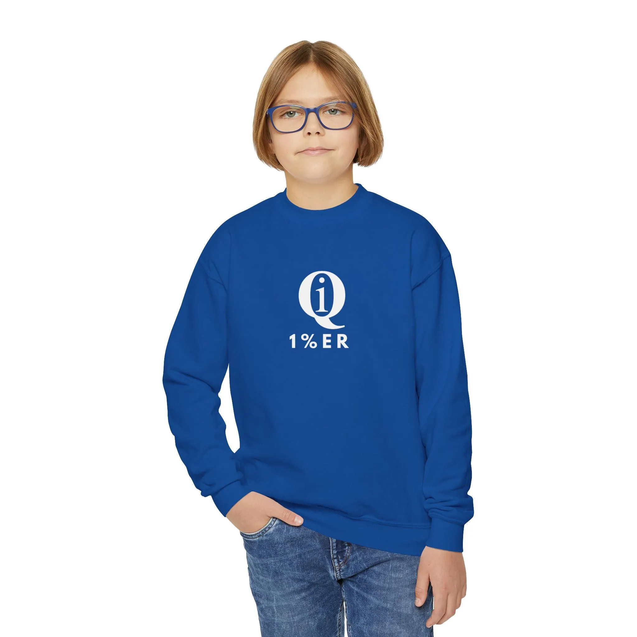 Copy of Youth Crewneck Sweatshirt - 1% ER Design for Cool Kids