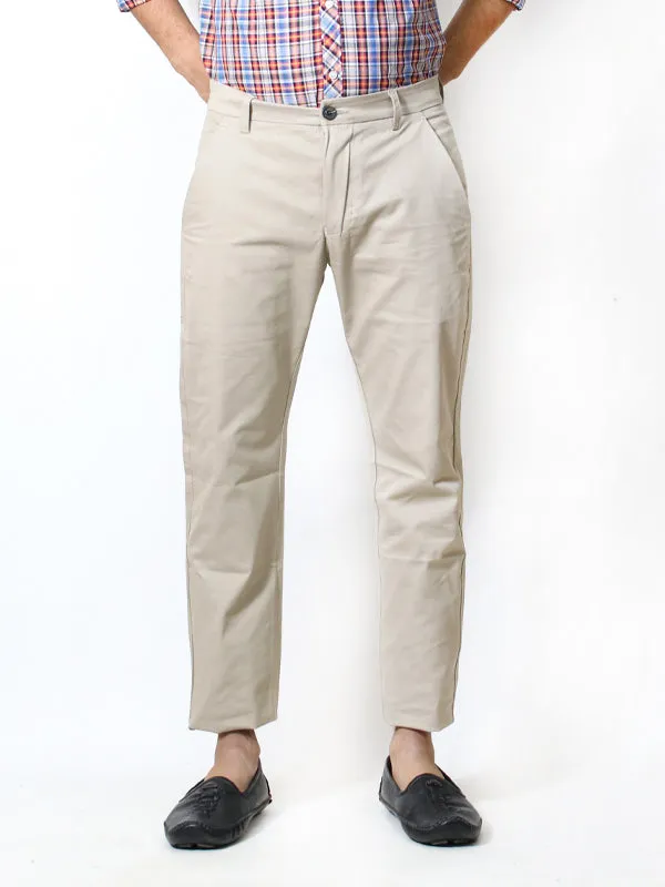 Cotton Chino Pant For Men Ash Fawn MCP18