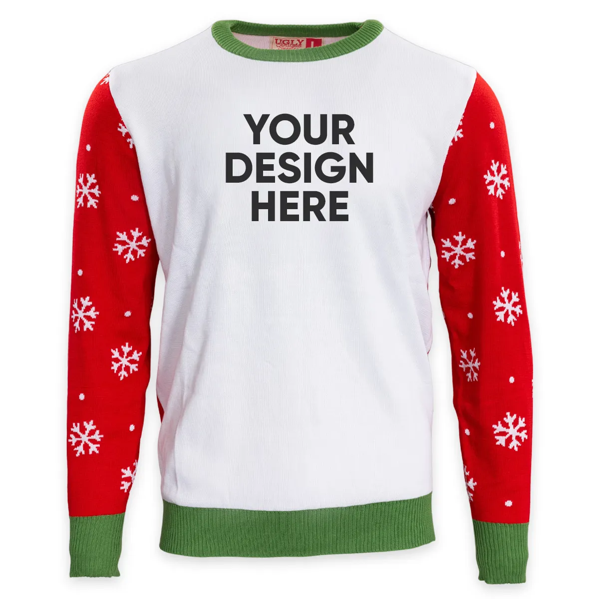 Custom Adult Poly-Knit Logo Christmas Sweater