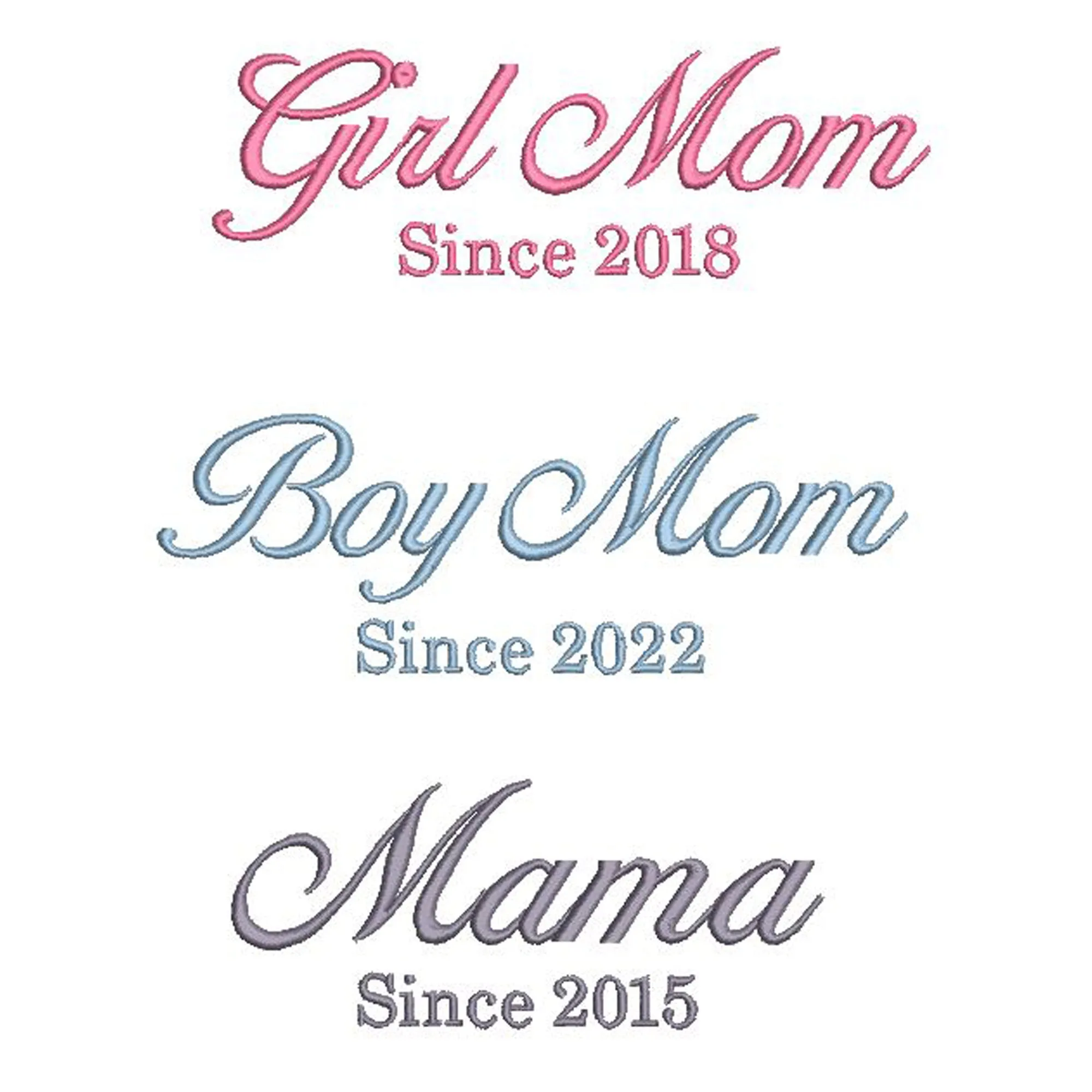 Customizable Mama Since Embroidered Gemma Crewneck Sweatshirt