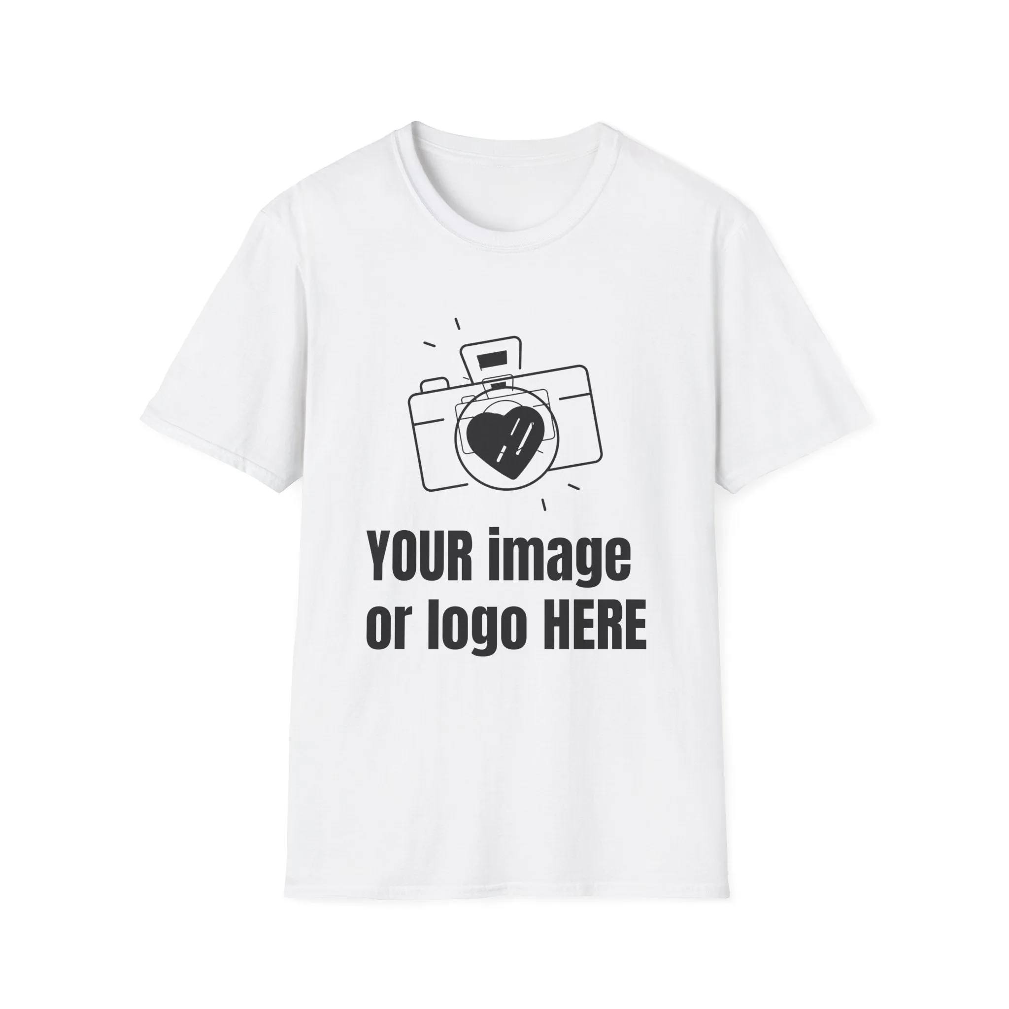 Customizable Unisex Softstyle T-Shirt - Perfect for Photographers and Creatives