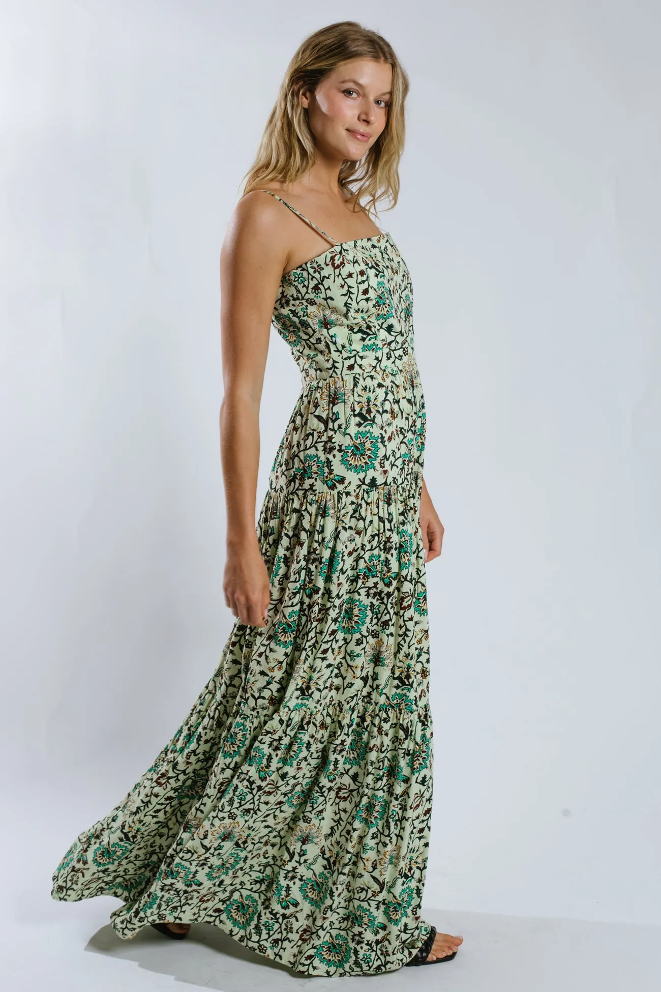 Deema Tiered Maxi Dress