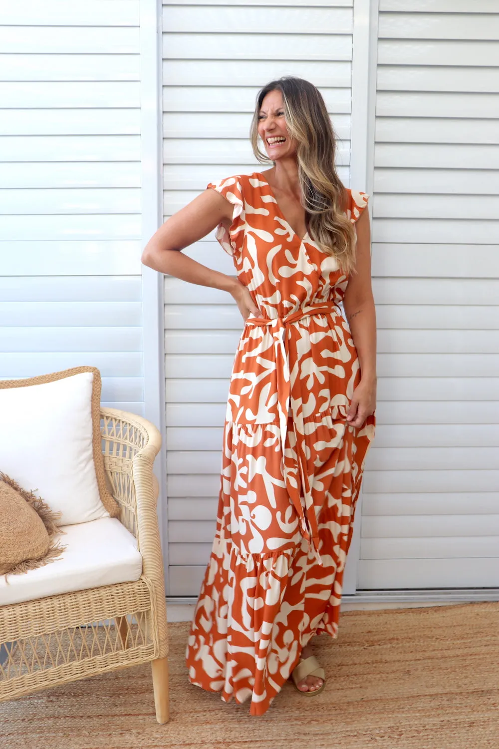 Delta Maxi in Ocean Abstract Rust