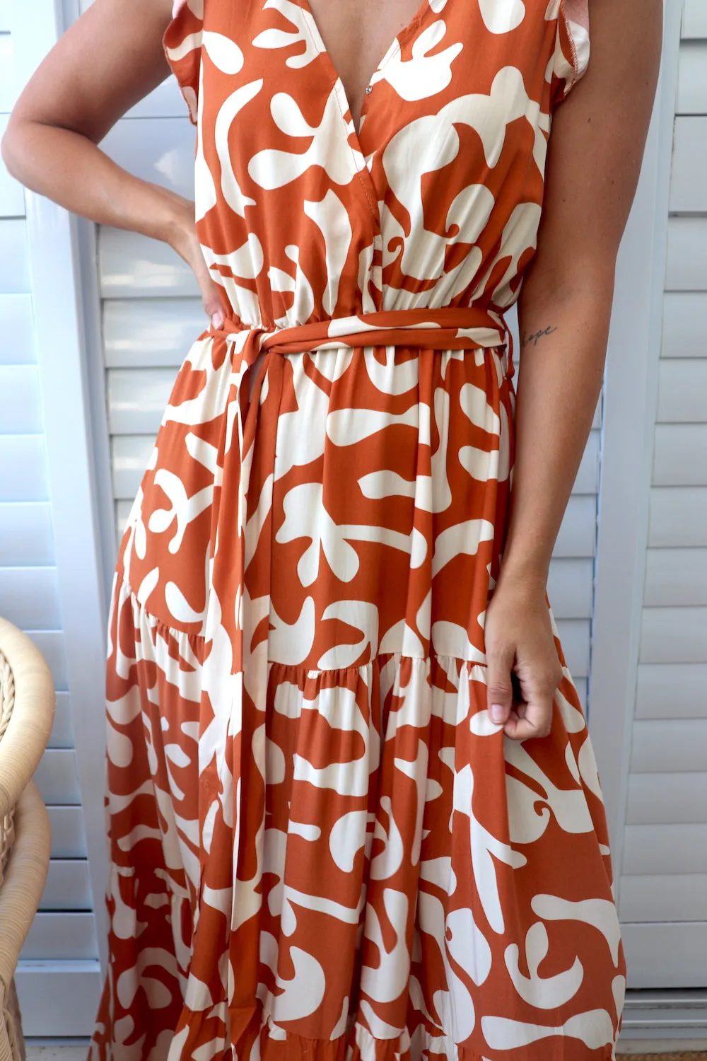 Delta Maxi in Ocean Abstract Rust