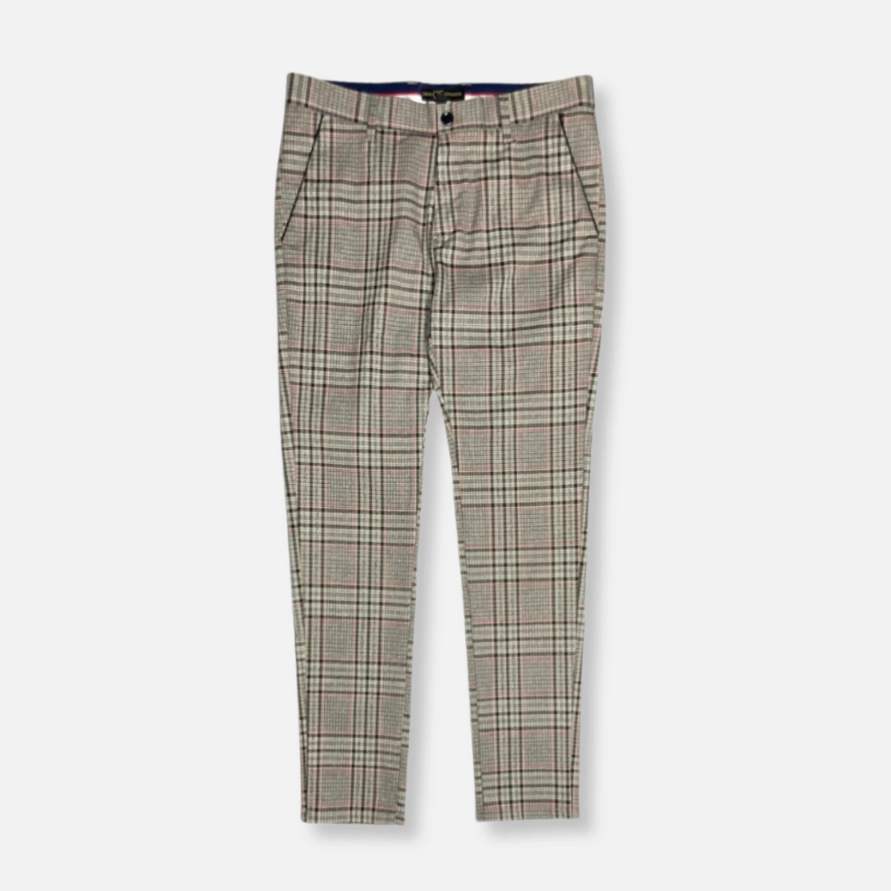 Densley Slim Fit Plaid Pants