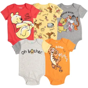 Disney 5 Pack Bodysuits