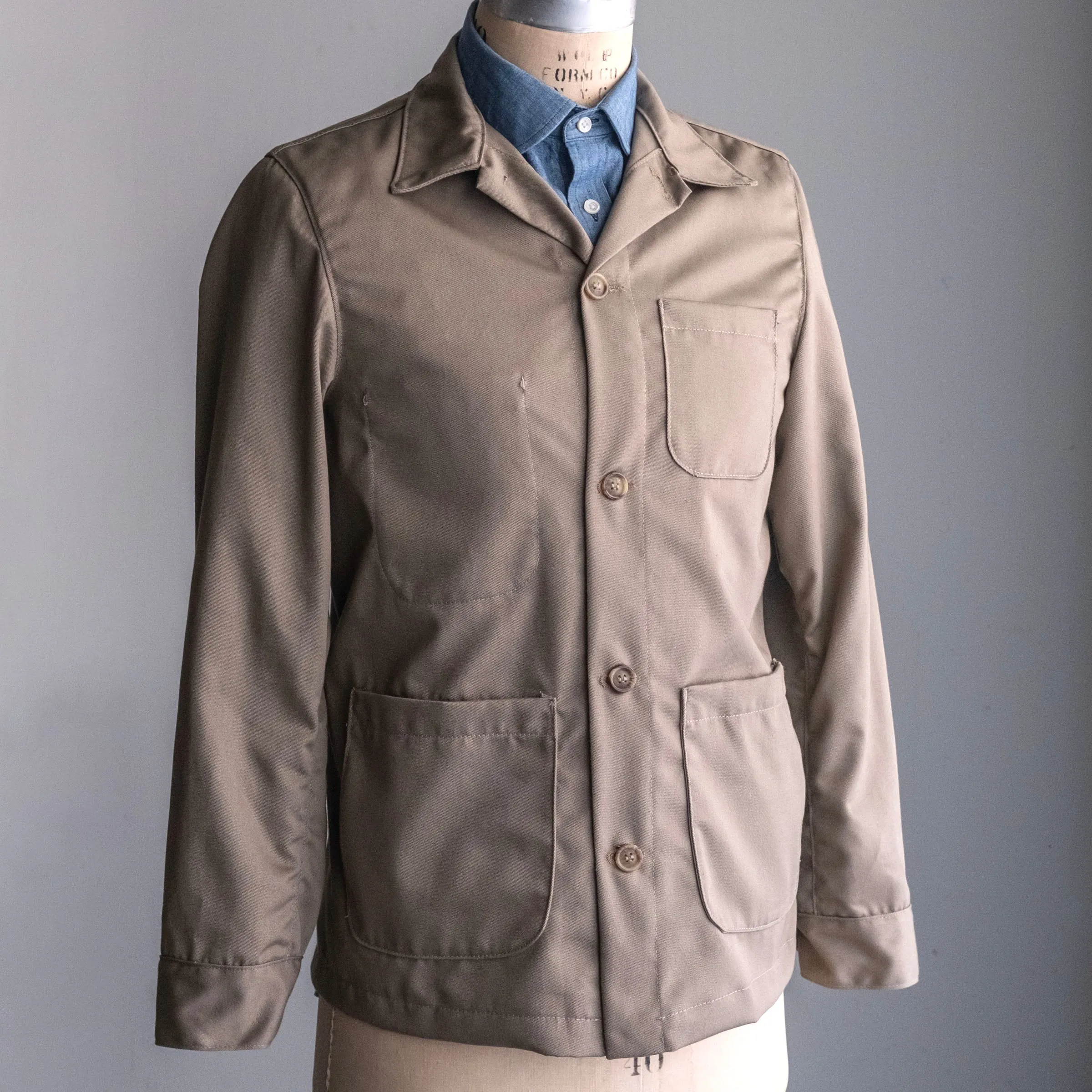 Doyle Jacket Khaki 8oz Cramerton Twill