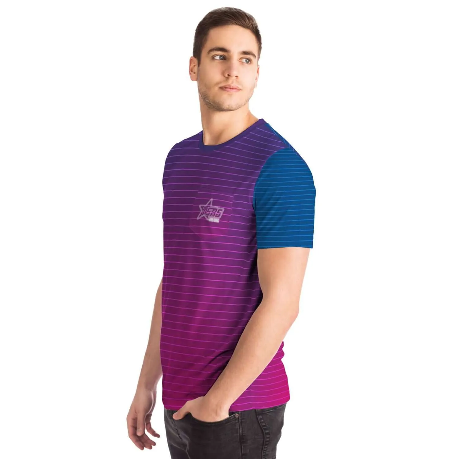 DRIVEN | TSRS '24 | T-Shirt with Pocket  - Adult - Pink/Blue