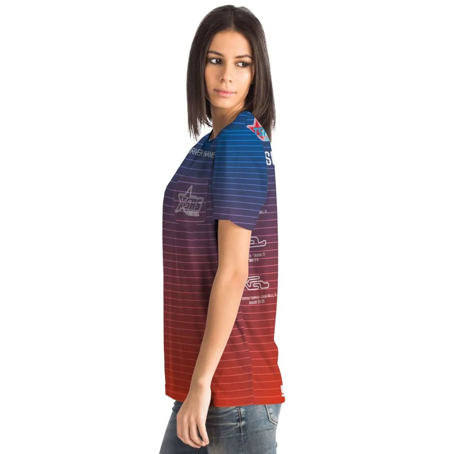 DRIVEN | TSRS '24 | T-Shirt with Pocket - Adult - Red/Blue