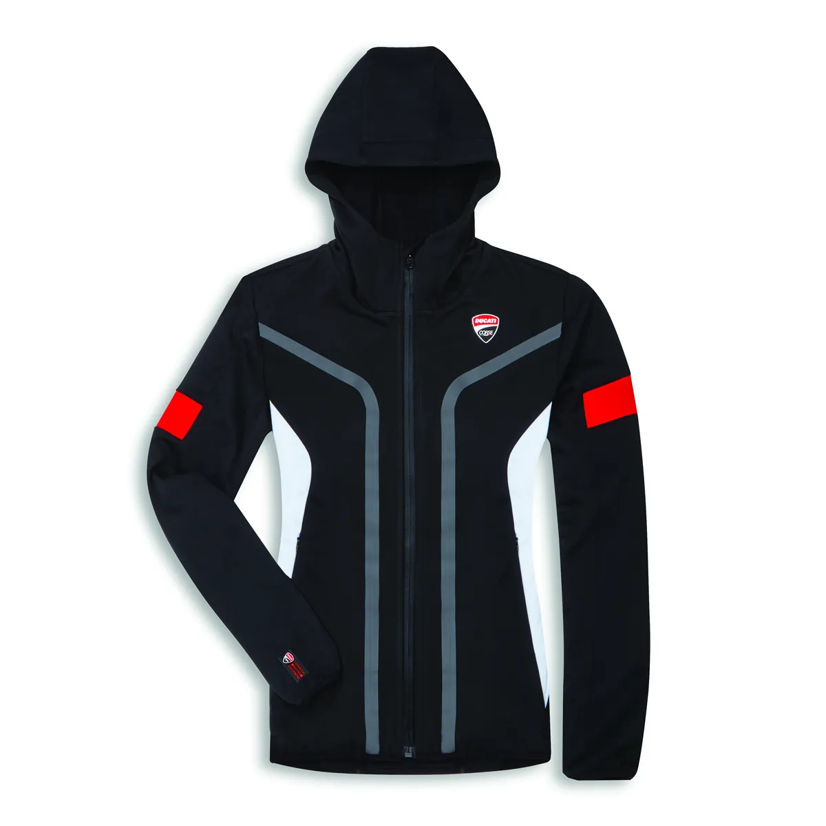 Ducati Womens Corse 19 DC Power Hooded Full-Zip Sweatshirt