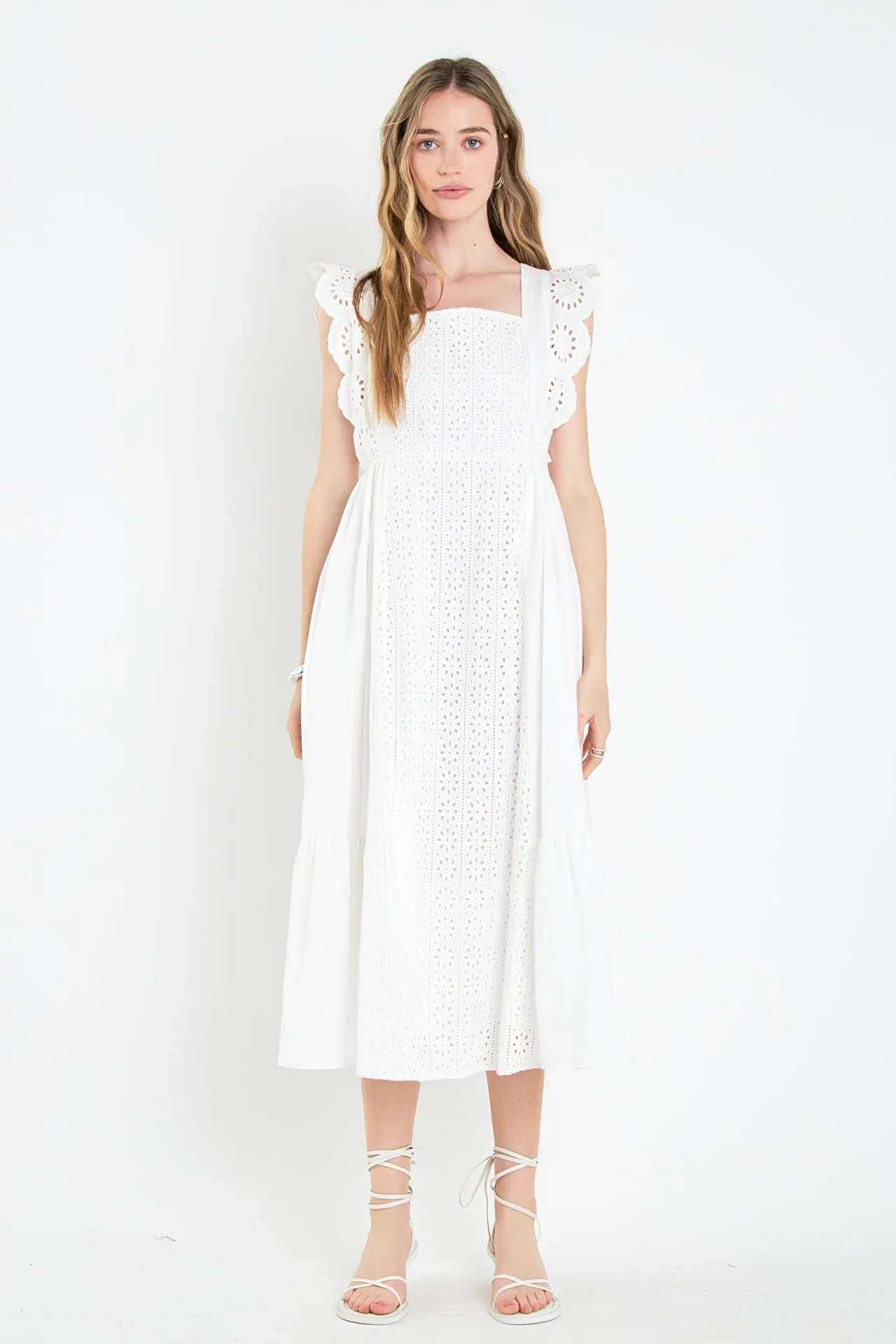 English Factory - Eyelet Maxi Dress