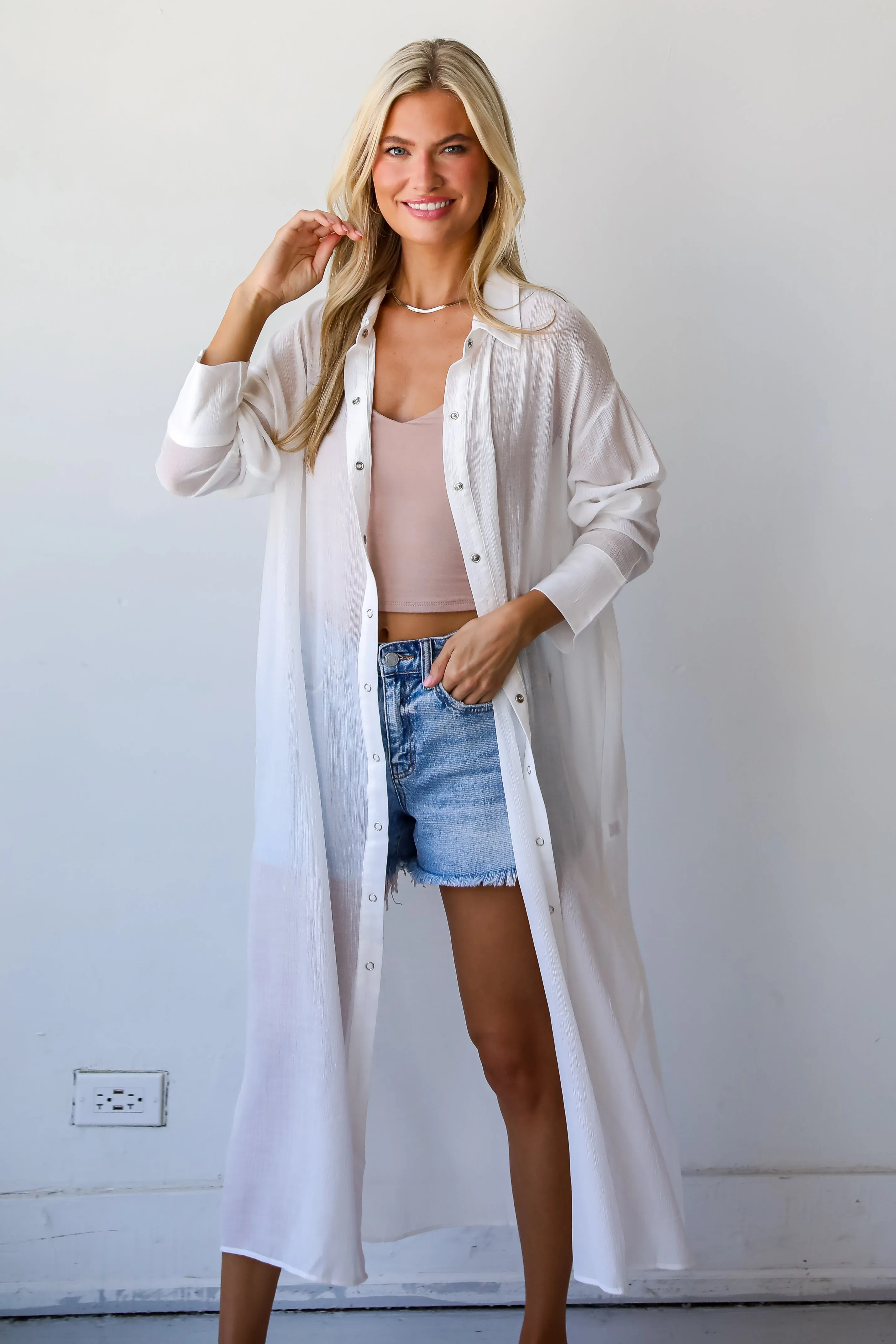 FINAL SALE - Beloved Sweetie White Tunic