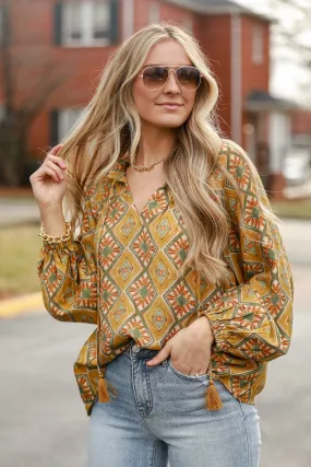 FINAL SALE - Get The Look Sage Blouse