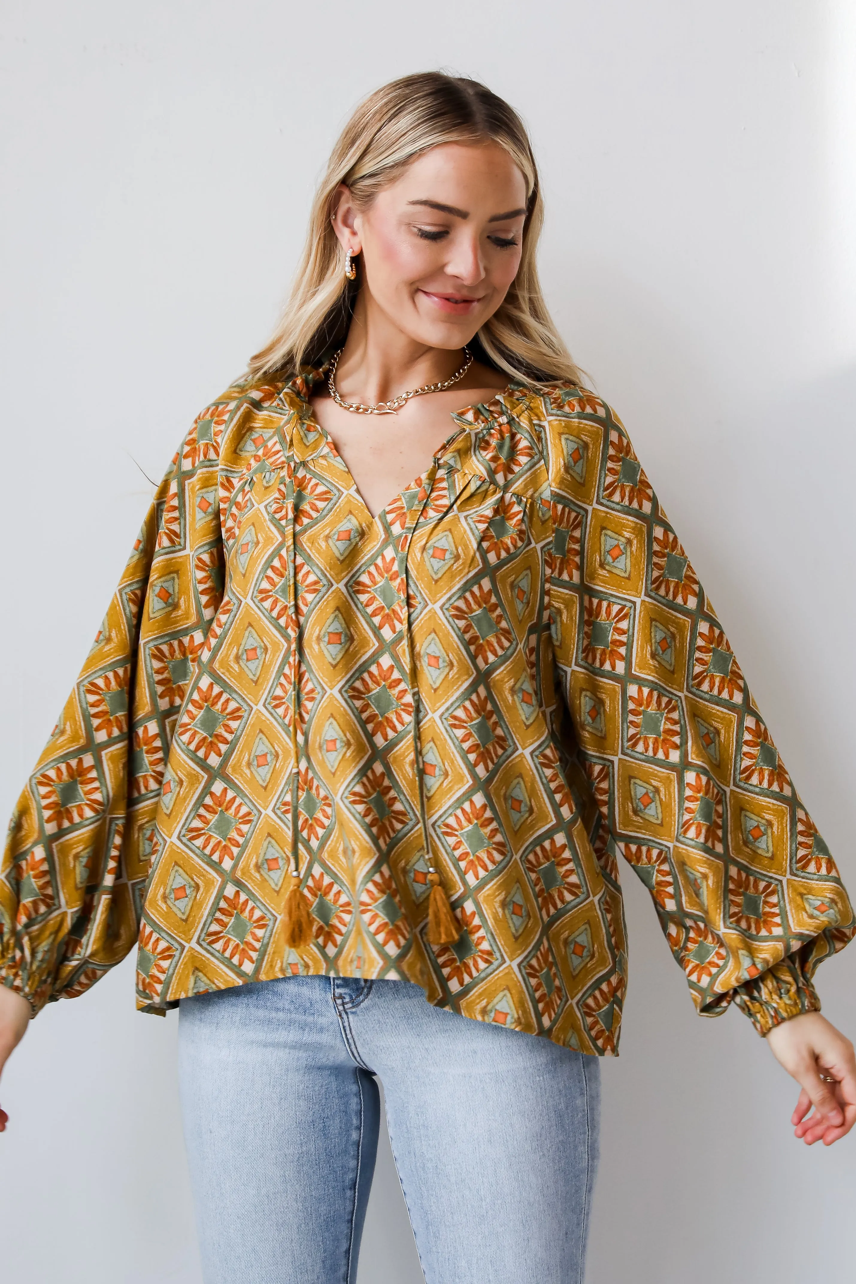 FINAL SALE - Get The Look Sage Blouse