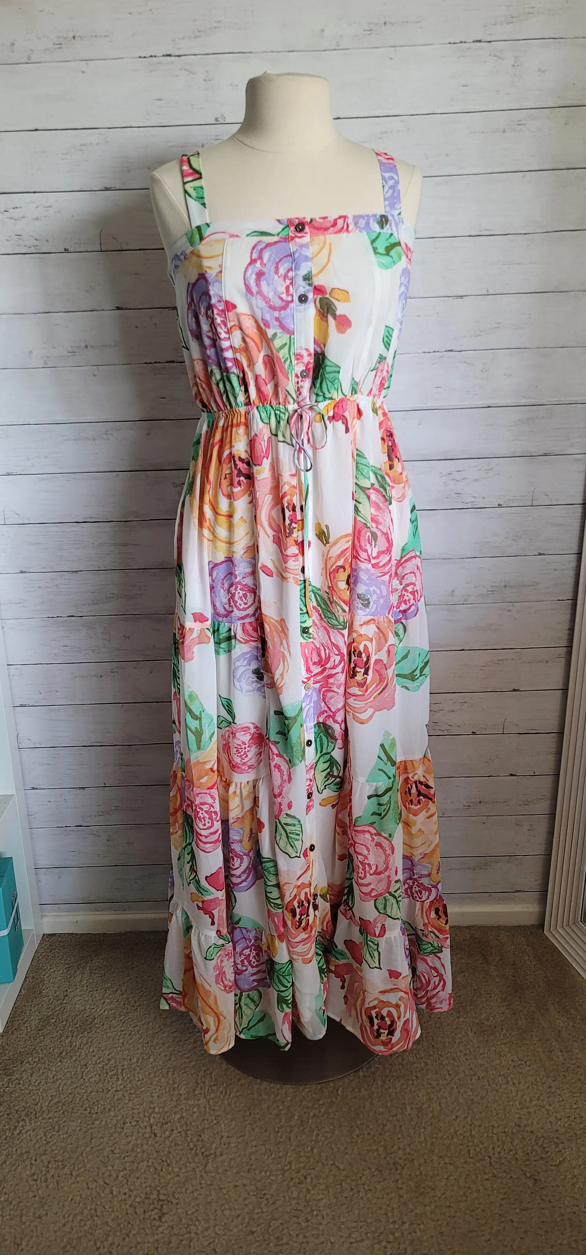 Floral Watercolor Maxi