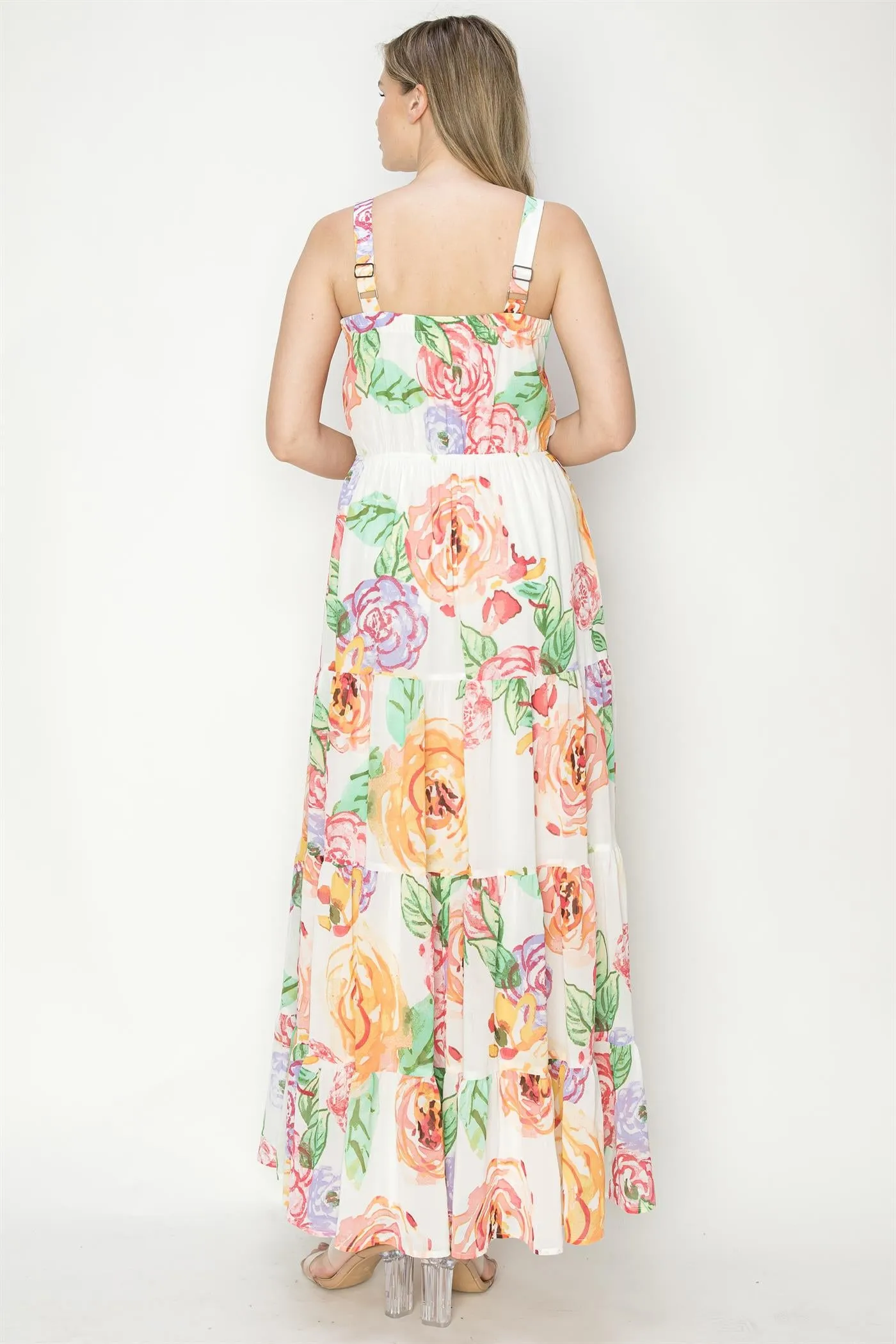 Floral Watercolor Maxi