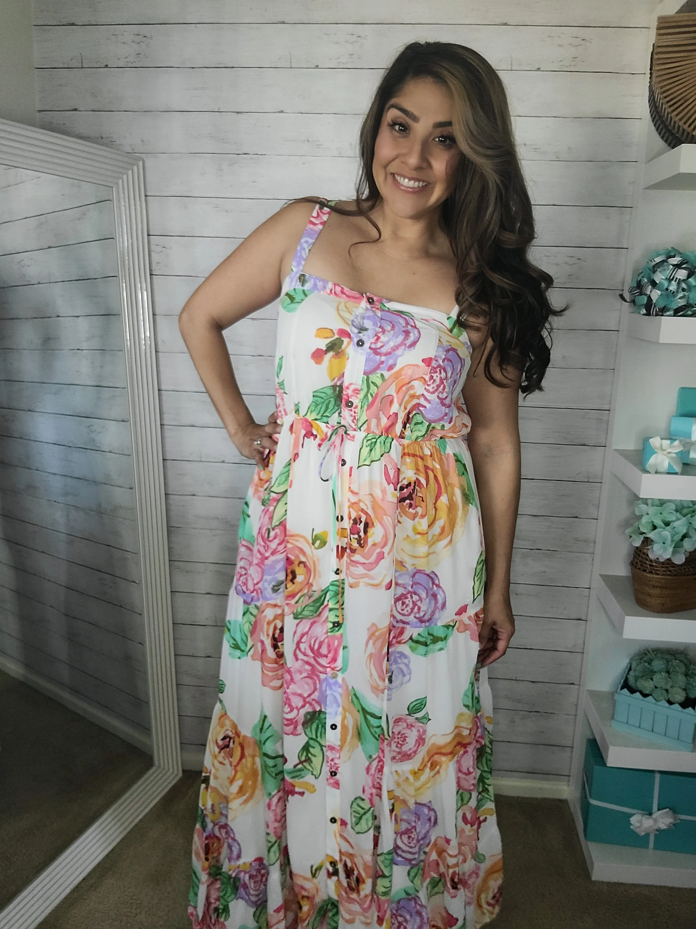 Floral Watercolor Maxi